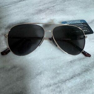 Foster Grant Silver Aviator Sunglasses